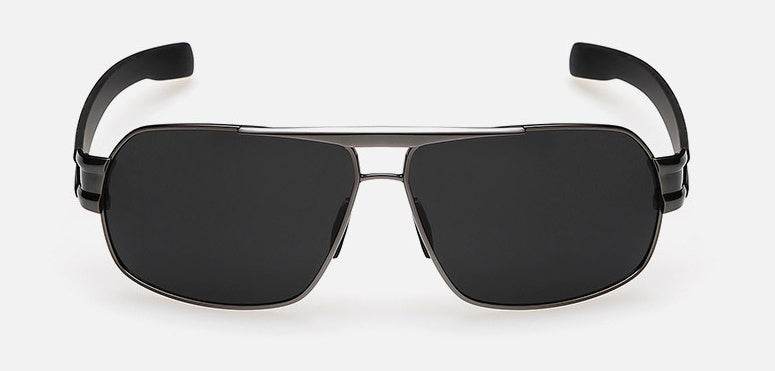 Polarized Sunglasses Men's Sunglasses Metal Square - Mubimart