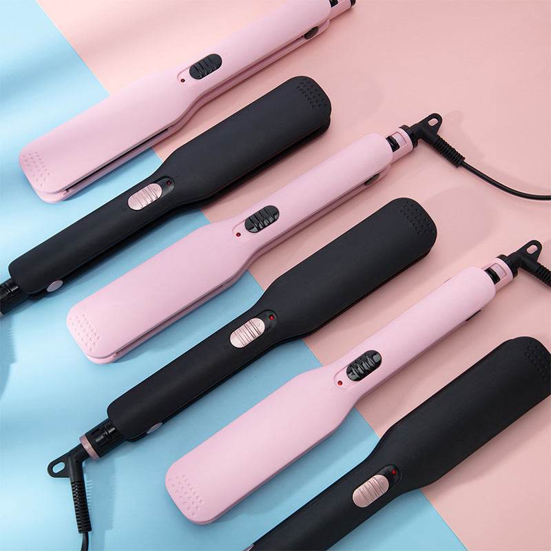 Hair Curler And Straightener Dual-use Electric Hair Straightener - Mubimart