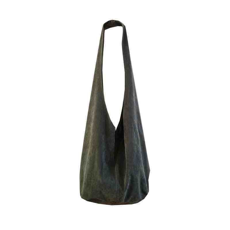 Flannelette Satchel Artistic Retro Messenger Bag - Mubimart