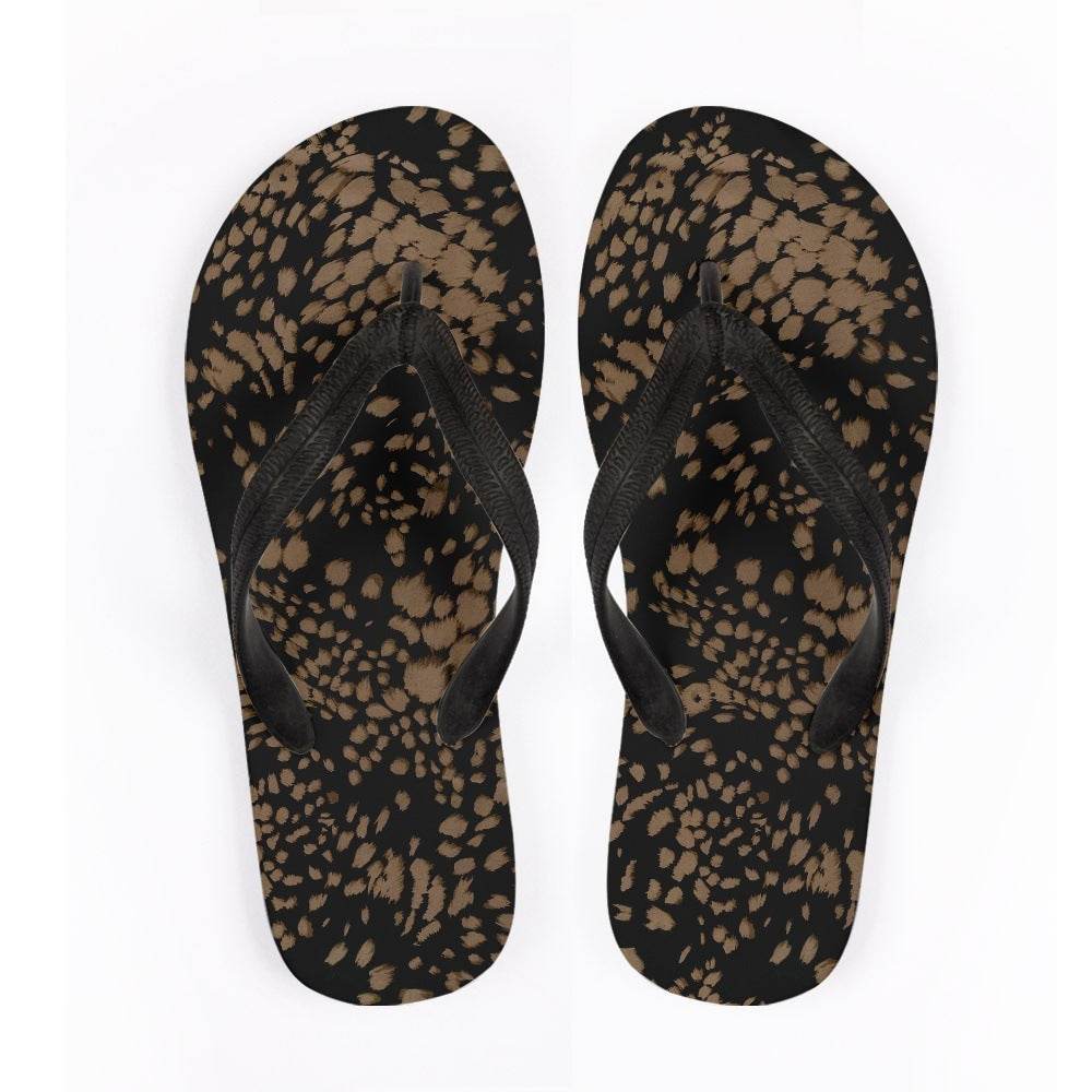 Flip Flops Animal Texture Outdoor Beach Leisure Flip-flops - Mubimart