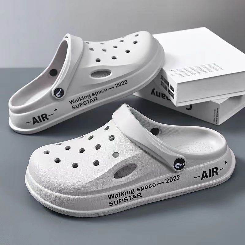 Astronaut Decor Slippers Summer Indoor Home Shoes Outdoor Garden Clogs Shoes - Mubimart