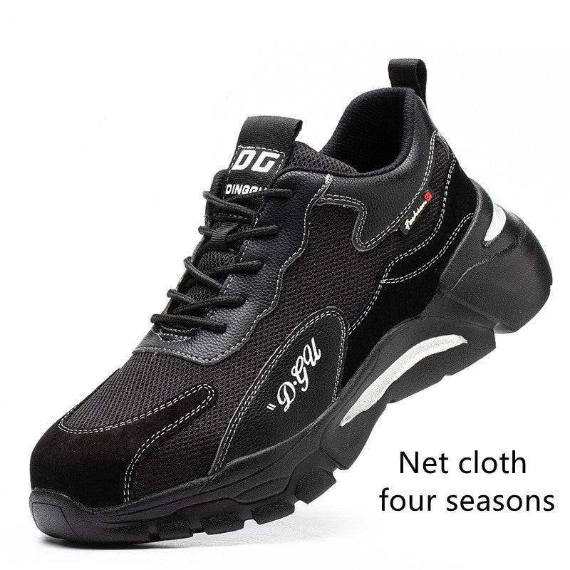 Men's Safety Shoes Anti-smashing And Anti-piercing Steel Toe - Mubimart