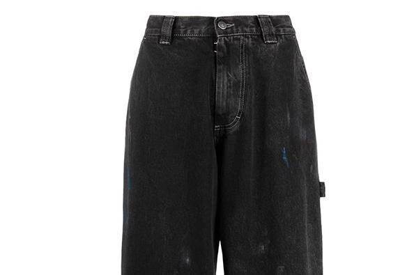 Splash Ink Paint Spots Loose Cargo Pants Men And Women - Mubimart
