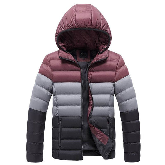 Thick Warm Jacket Casual Trendy Brand Down Padded Jacket - Mubimart