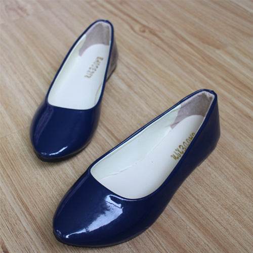 Fashion Korean Style Shoes Flat Pointed Toe - Mubimart