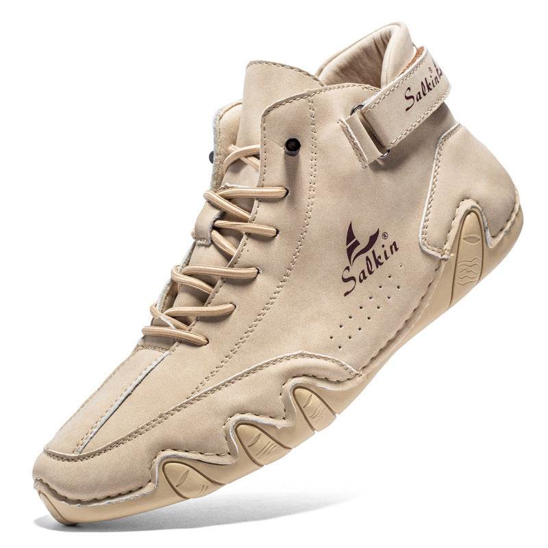 Summer Men's Casual Ankle Boots - Mubimart