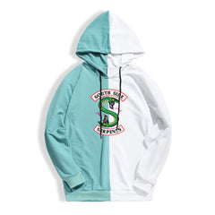 RIVERDALE SPLICE COLOR HOODIES - Mubimart -  