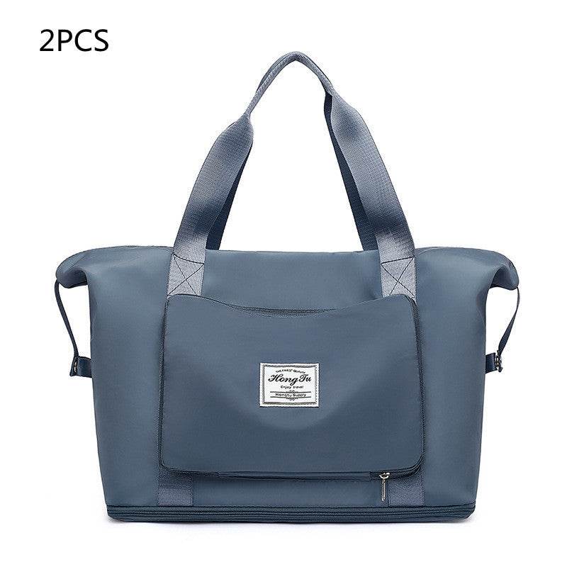 Foldable Large Capacity Women Gym Bags Shoulder Bag Women Training Travel Handle Handbag Yoga Sport Crossbody Tote Bag Women - Mubimart