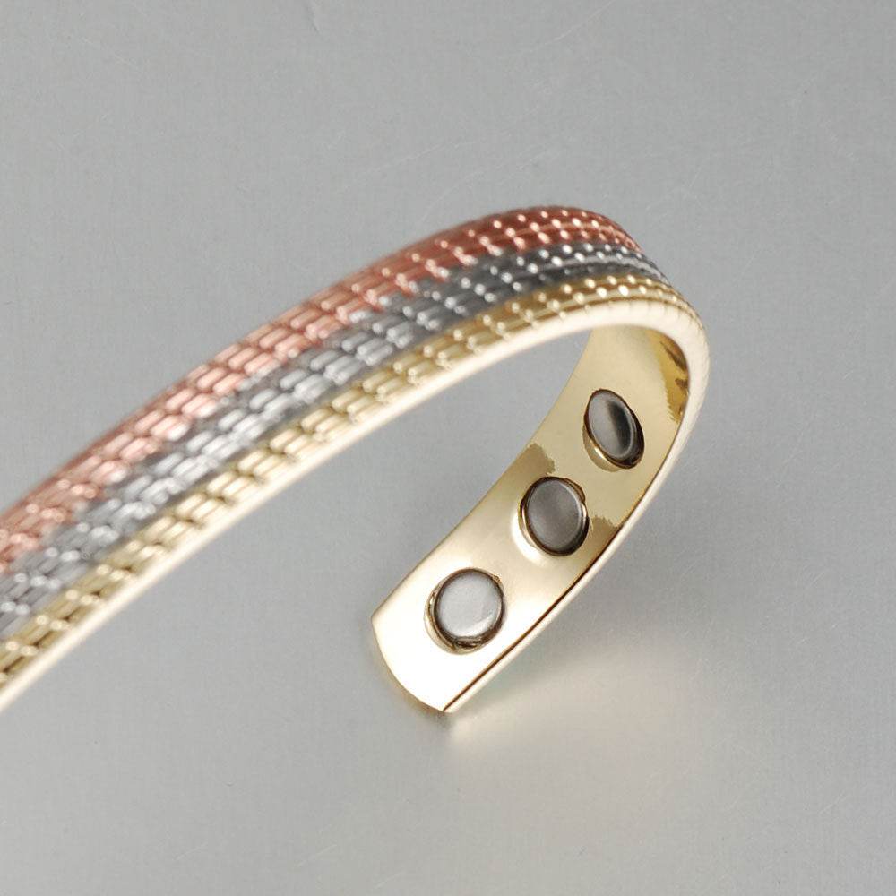 Pure Copper Magnetic Bangle Bracelet - Mubimart