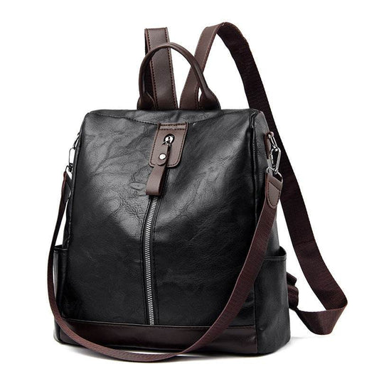 Casual backpack large capacity anti-theft backpack women - Mubimart
