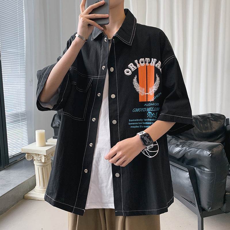Japanese tooling shirt jacket - Mubimart