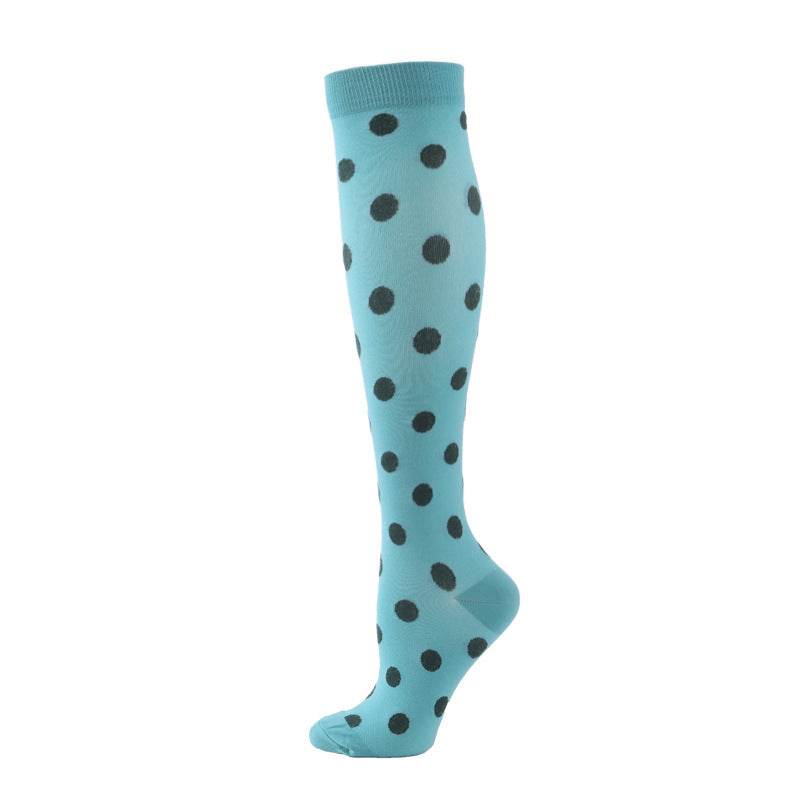 Sports Compression Socks Pattern Stretch Stockings - Mubimart