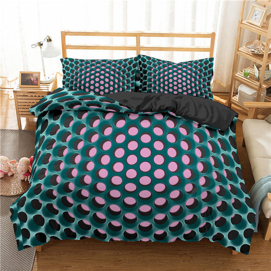 Digital Printing Three-piece Bedding Duvet Cover