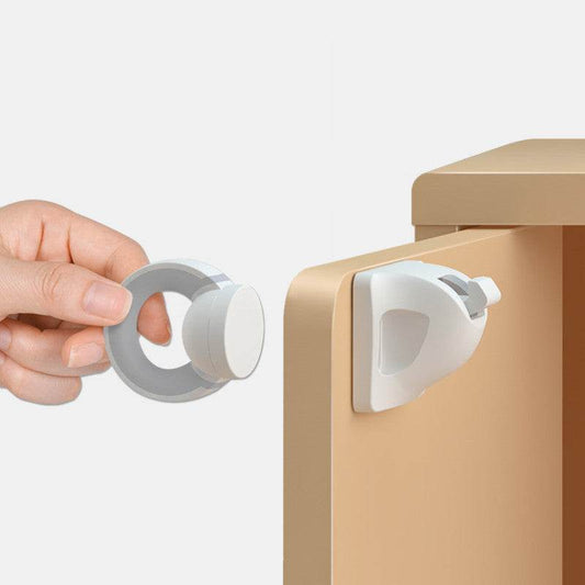 Wardrobe Child Safety Cabinet Handle Lock - Mubimart