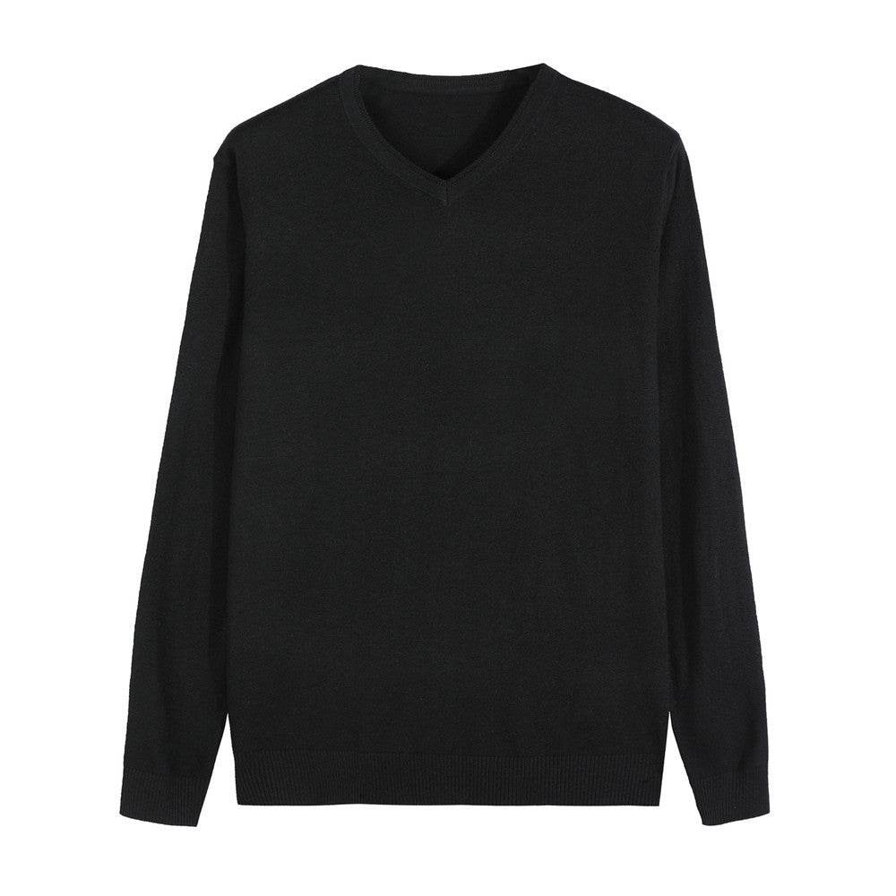 Cashmere sweater knit sweater men's casual sweater - Mubimart