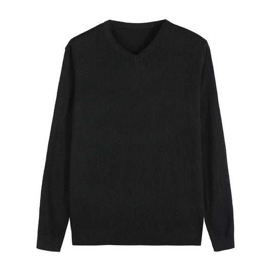 Cashmere sweater knit sweater men's casual sweater - Mubimart