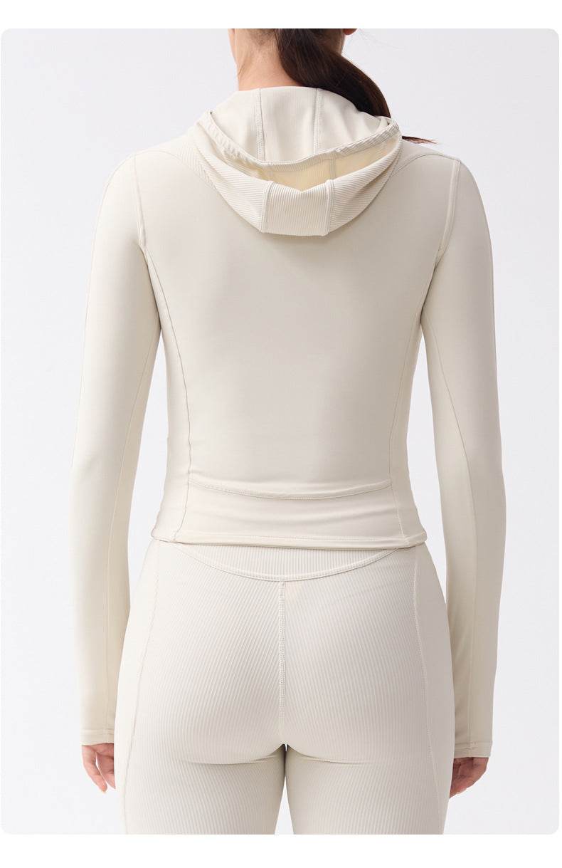 Women's Long-sleeved Pullover Outdoor Workout Clothes Sports Top - Mubimart