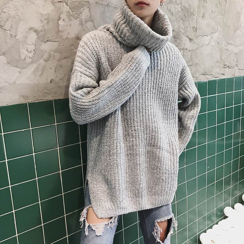 Sweater pullover sweater bottoming shirt - Mubimart