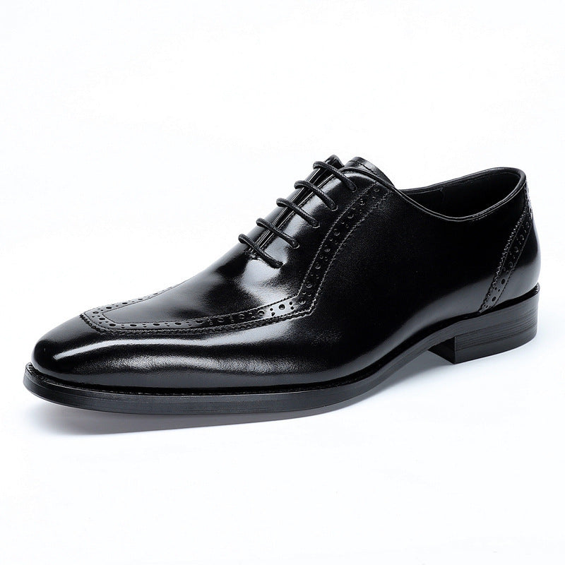 Oxford Men's Formal Dress Single Shoes Leather