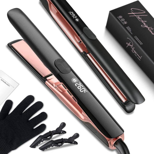 Hair Straightener Anion Hair Straighter Hair Curler - Mubimart