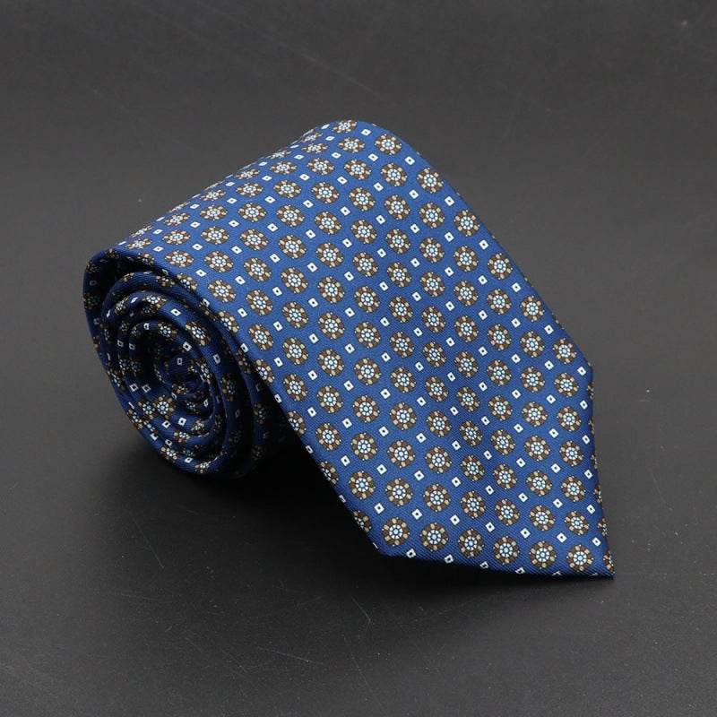 Super Soft Bohemian Silk Ties Men's Fashion 75mm Necktie - Mubimart
