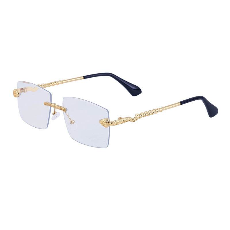 Fashion Rimless Sunglasses For Men - Mubimart