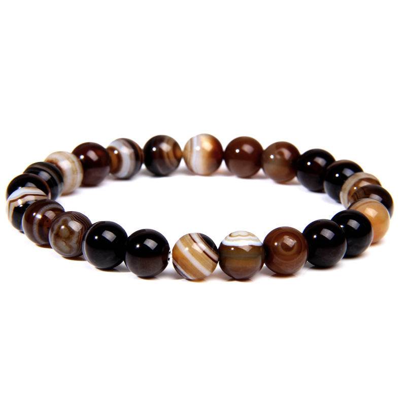 Natural Stone Beads Bracelet Men - Mubimart