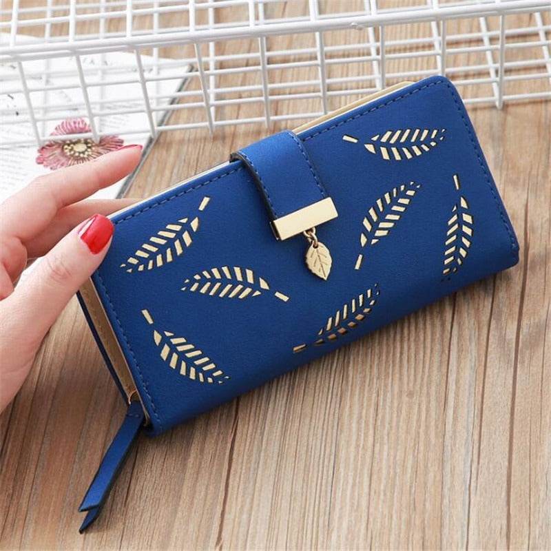 Buckle European And American Fashion Wallet Large-Capacity Clutch - Mubimart