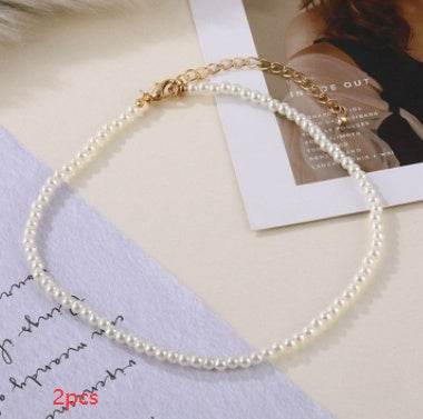 Colour Sparkling Clavicle Chain Choker Necklace For Women - Mubimart
