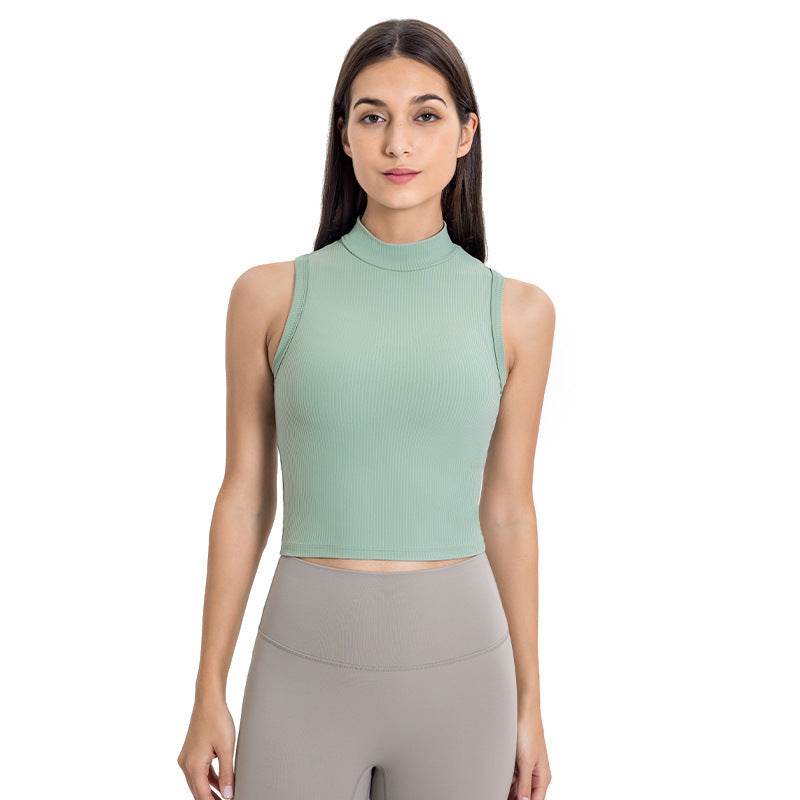 Fashion Fitness Sleeveless Sports Vest Women - Mubimart
