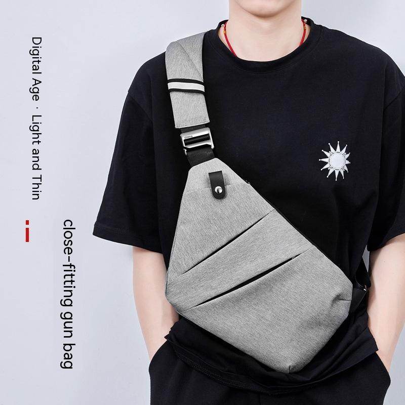 Men's Fashion Casual Travel Sling Crossbody Bag - Mubimart