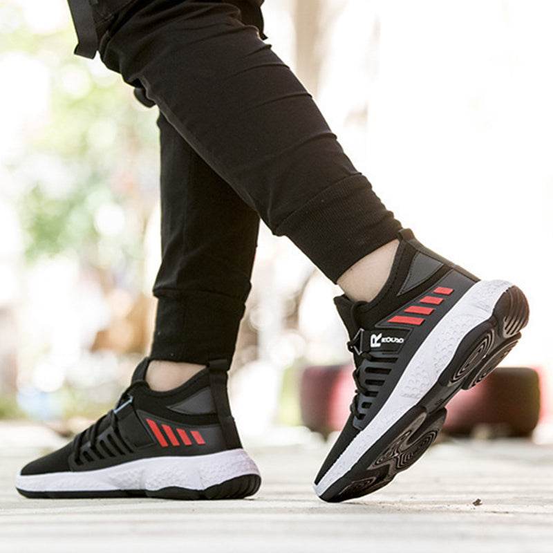Men Sneakers Breathable Mesh Sports Shoes - Mubimart