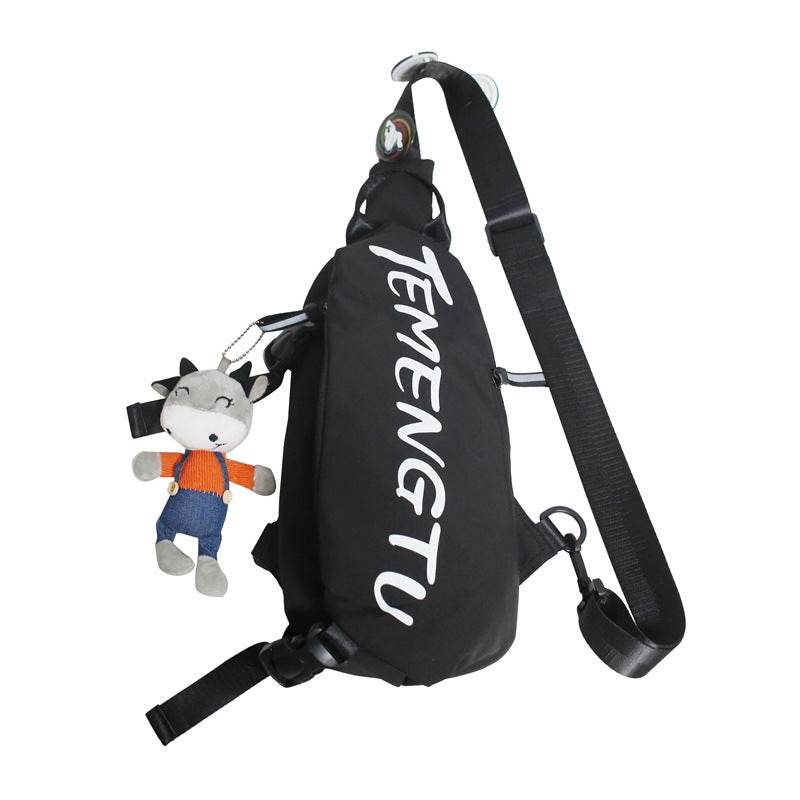 Mens Casual Fashion Sports Shoulder Chest Bag - Mubimart