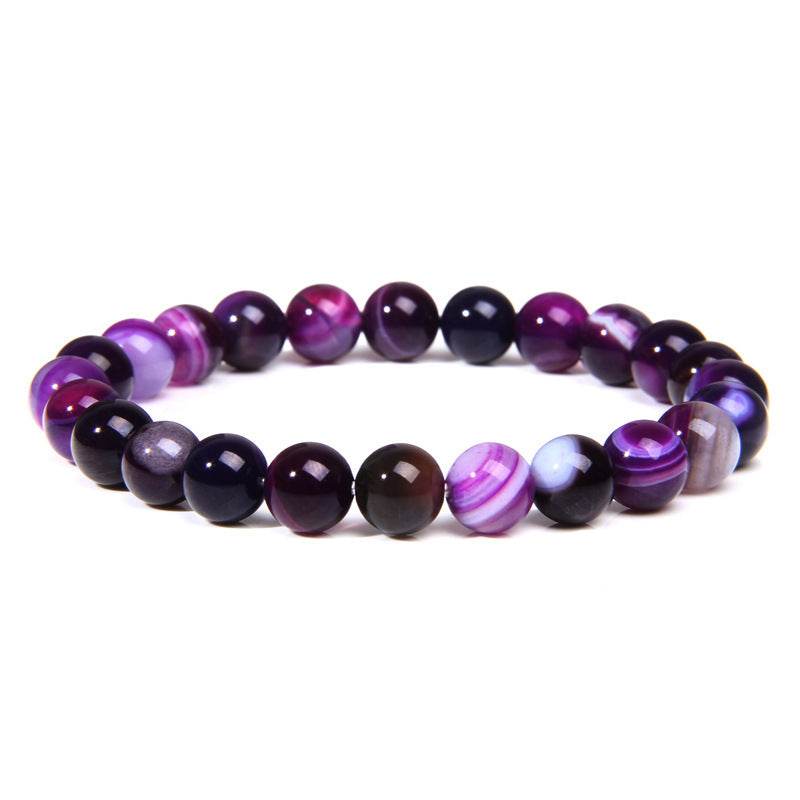 Natural Stone Beads Bracelet Men - Mubimart
