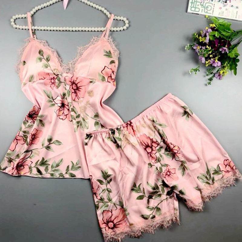 Sexy Temptation Lace Pajama Set - Mubimart