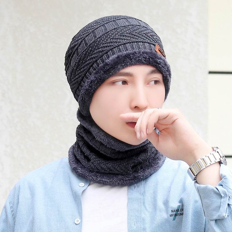 Coral Fleece Balaclava Winter Hat Beanies Unisex Hats - Mubimart