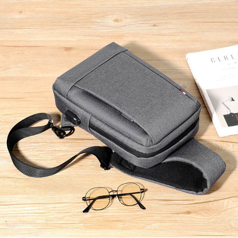 Men Chest Bag Shoulder Bags Crossbody Sling Backpack - Mubimart