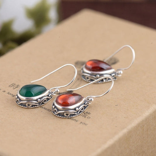Drop-shaped Vintage Ethnic Earrings