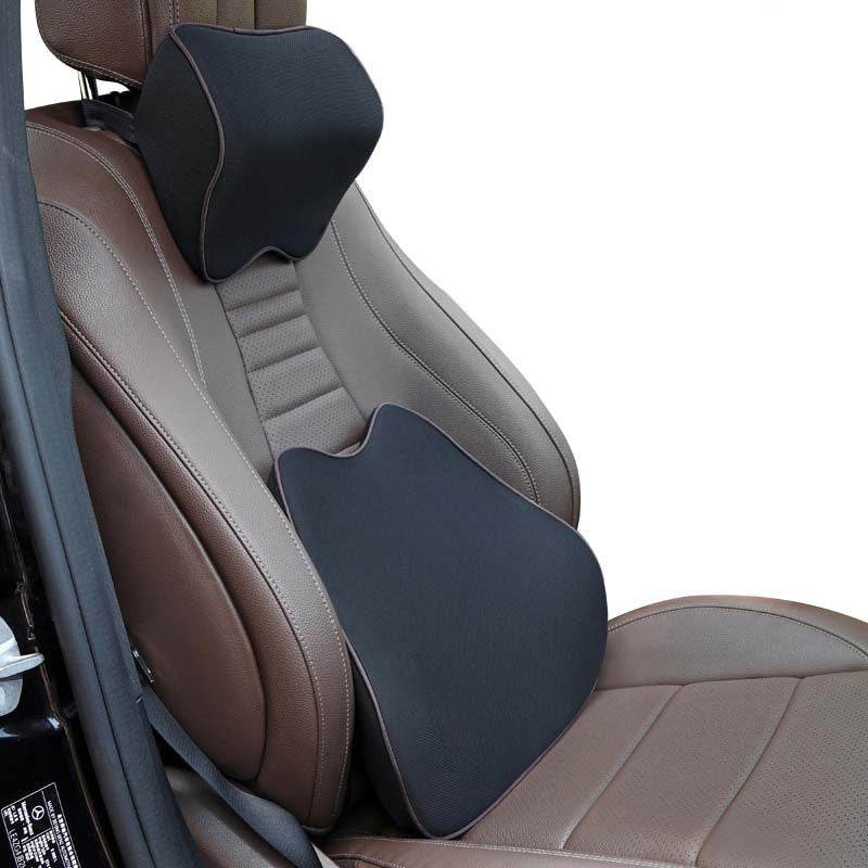 Car Lumbar Support Lumbar Cushion Memory Foam - Mubimart