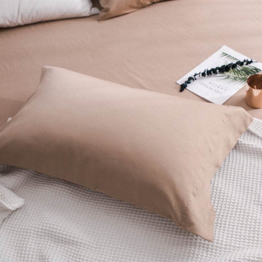 60 Long-staple Cotton Satin Cotton Pillowcases Soft Cotton Single Pillowcase - Mubimart