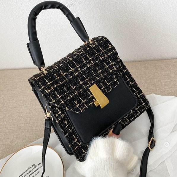Messenger Bag Women Simple Casual Shoulder Bag - Mubimart