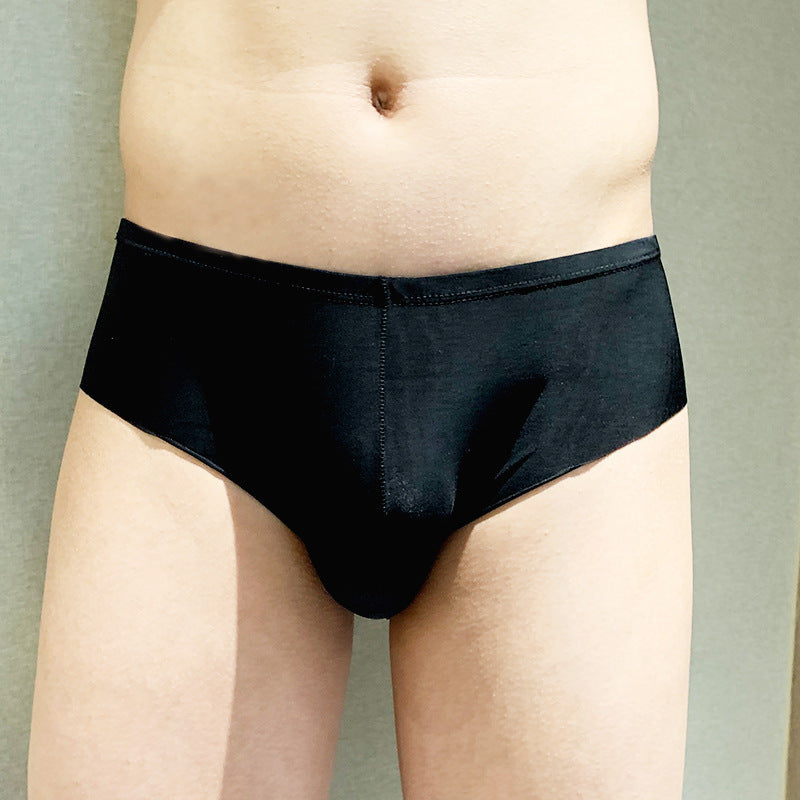 Men's Ice Silk Seamless Briefs