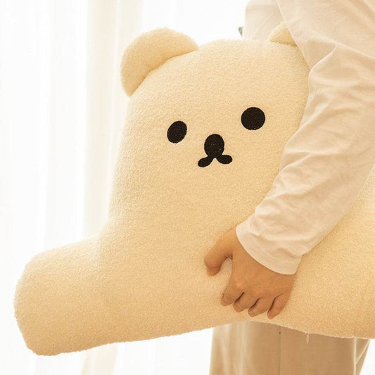 Lumbar Seat Cushion Bear Pillow - Mubimart