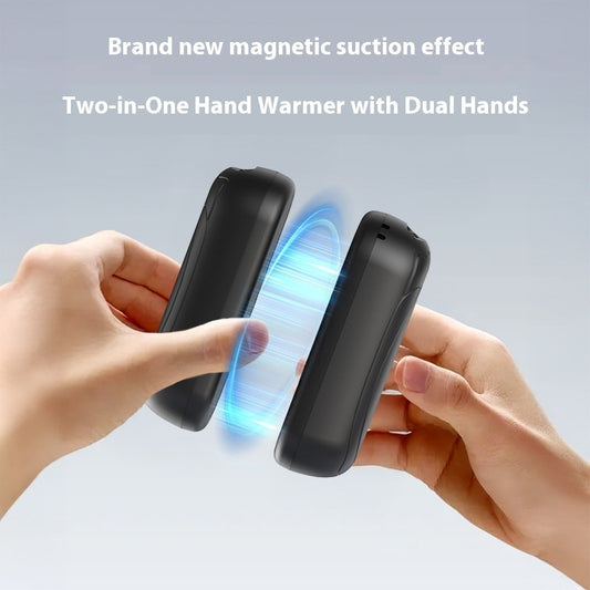 Two-in-one Usb Portable Double-sided Quick Heat Split Hand Warmer