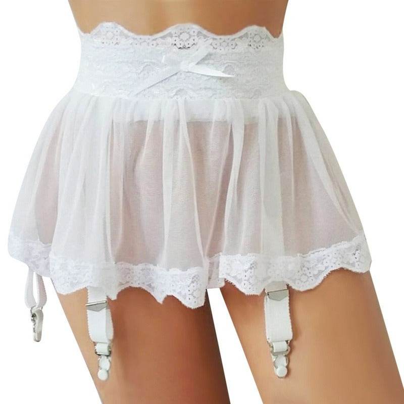 Garter Belt Women's Stocking Sling Sling Mesh Lace Belt - Mubimart