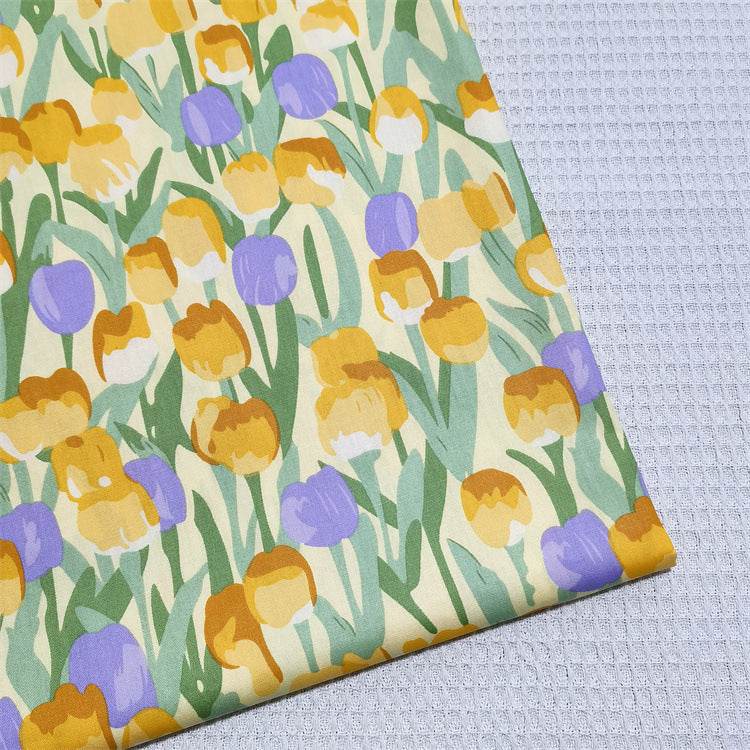 Cotton Twill Fashion Print Loungewear Fabric - Mubimart
