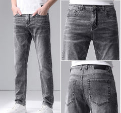 Herren Jeans Straight Fit Fashion Slim Fit