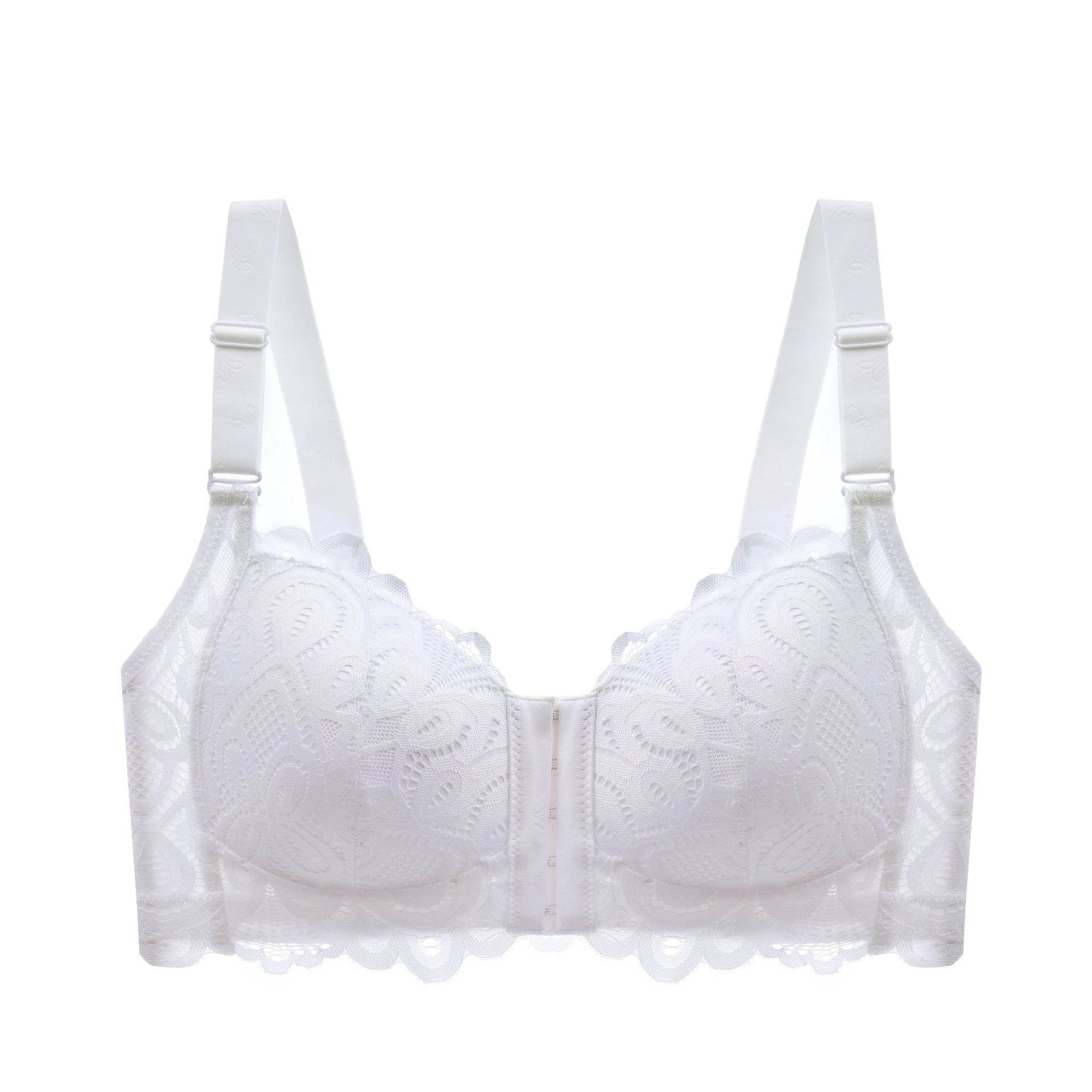 Lace Plus Size Thin Bra Comfortable Plus Size Underwear - Mubimart
