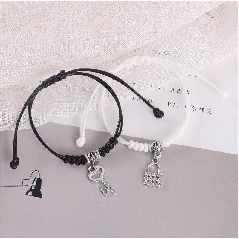 Weaving Men And Women Couple Bracelets Men Bracelets Bracelets Girlfriends Couple Bracelets - Mubimart