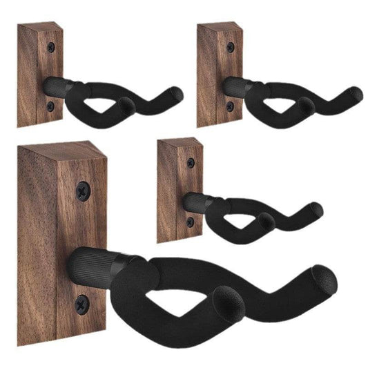 Black Walnut Wooden Guitar Hook Universal Wall Hook - Mubimart